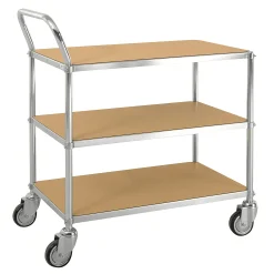 ESD-hyllyvaunu 3 hyllytasoa, 850x435x950 mm
