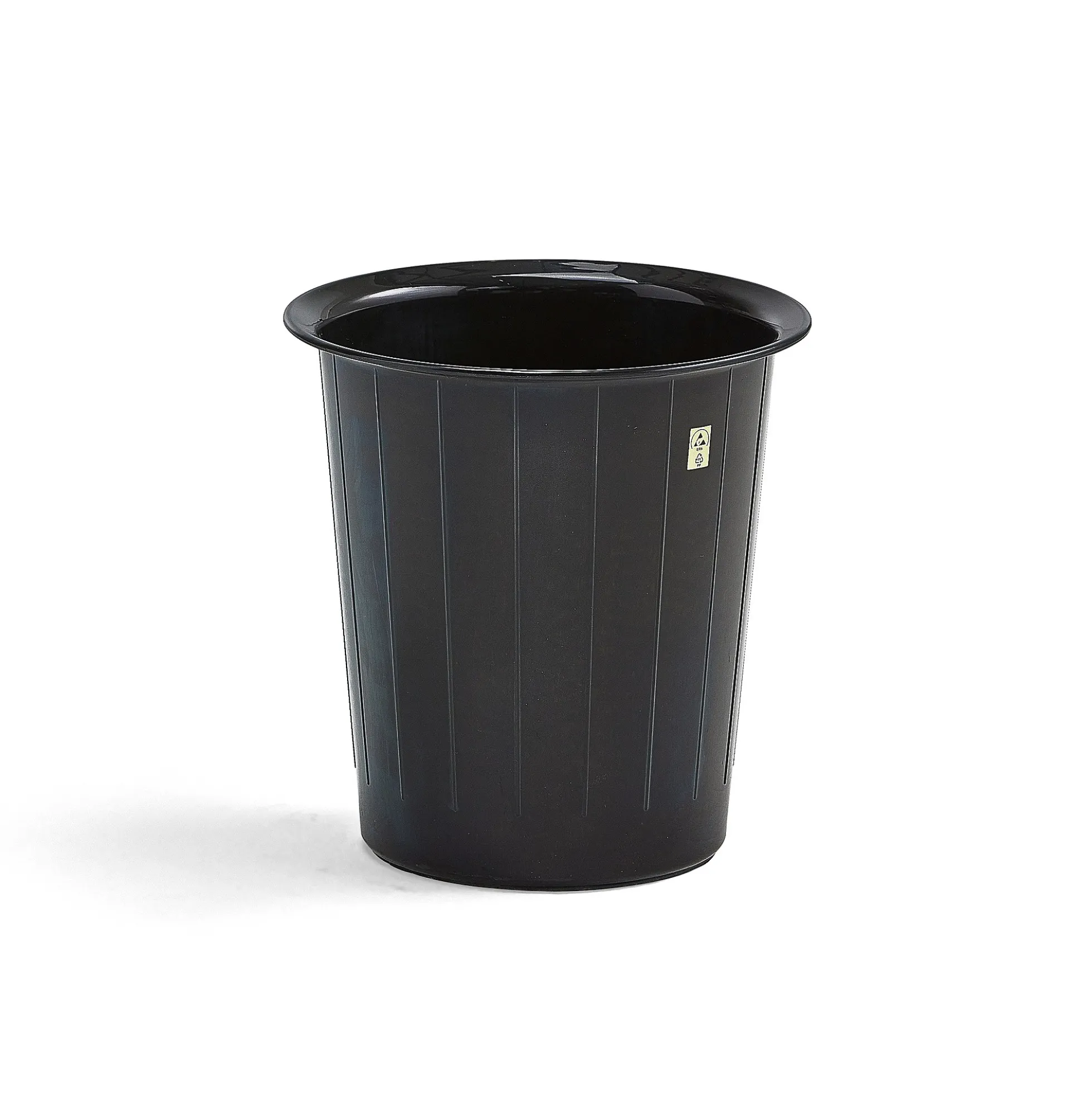 ESD-jäteastia Ø 300x320 mm, 14 litaa, musta