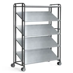Hyllyvaunu ANGLE 5 hyllytasoa, 1277x638x1850 mm