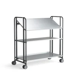 Hyllyvaunu ANGLE 3 hyllytasoa, 1277x638x1300 mm