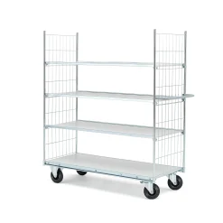 Hyllyvaunu CARRIER 4 hyllytasoa, 1400x600 mm