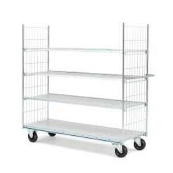 Hyllyvaunu CARRIER 4 hyllytasoa, 1600x600 mm