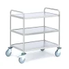Hyllyvaunu CONVOY Ruostumaton, 100 kg, 3 hyllytasoa, 800x520x900 mm