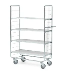Hyllyvaunu CRAFT 4 hyllytasoa, 200 kg, 1000x425x1565 mm
