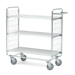 Hyllyvaunu CRAFT 3 hyllytasoa, 200 kg, 1000x425x1100 mm