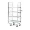 Hyllyvaunu CRAFT 4 hyllytasoa, 200 kg, 620x425x1565 mm