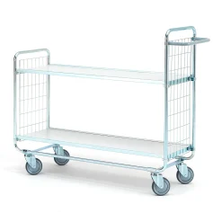 Hyllyvaunu CRAFT 2 hyllytasoa, 200 kg, 1200x425x1100 mm