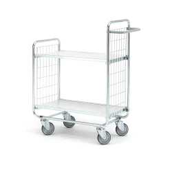 Hyllyvaunu CRAFT 2 hyllytasoa, 200 kg, 750x425x1100 mm