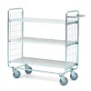 Hyllyvaunu CRAFT 3 hyllytasoa, 200 kg, 1200x425x1100 mm