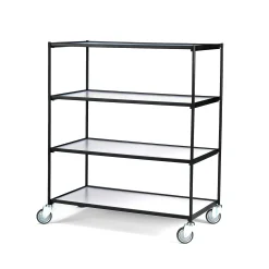 Hyllyvaunu LINER 4 hyllytasoa, 1250x640x1460 mm