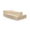 Istuinmoduuli TOGETHER 800x400x400 mm, saarni