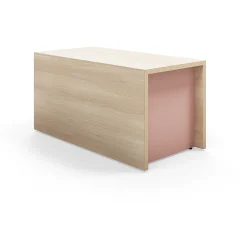 Istuinmoduuli TOGETHER 800x400x400 mm, saarni, tummanpinkki