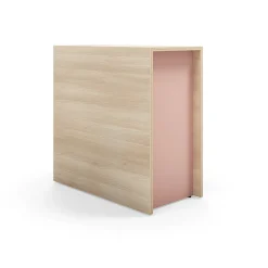 Istuinmoduuli TOGETHER 800x400x800 mm, saarni, tummanpinkki