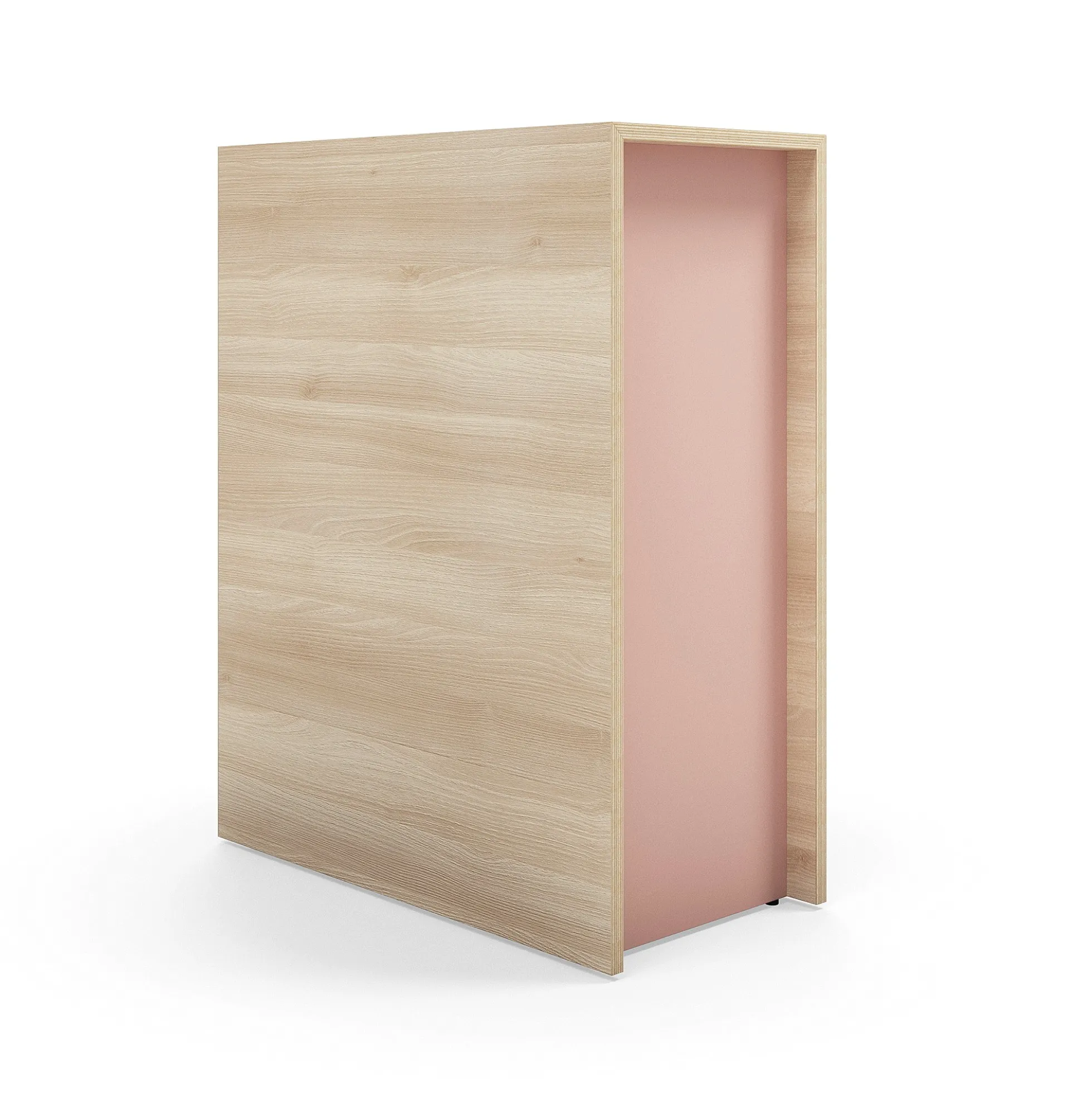 Istuinmoduuli TOGETHER 1000x800x400 mm, saarni, tummanpinkki