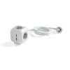 Jatkojohto 2 USB-liitäntää, 4 pistoketta