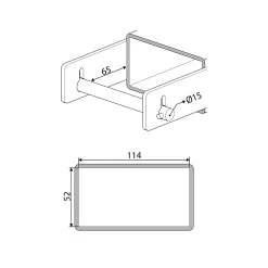 Jatkopiikit 2200x116x65 mm, 2 kpl
