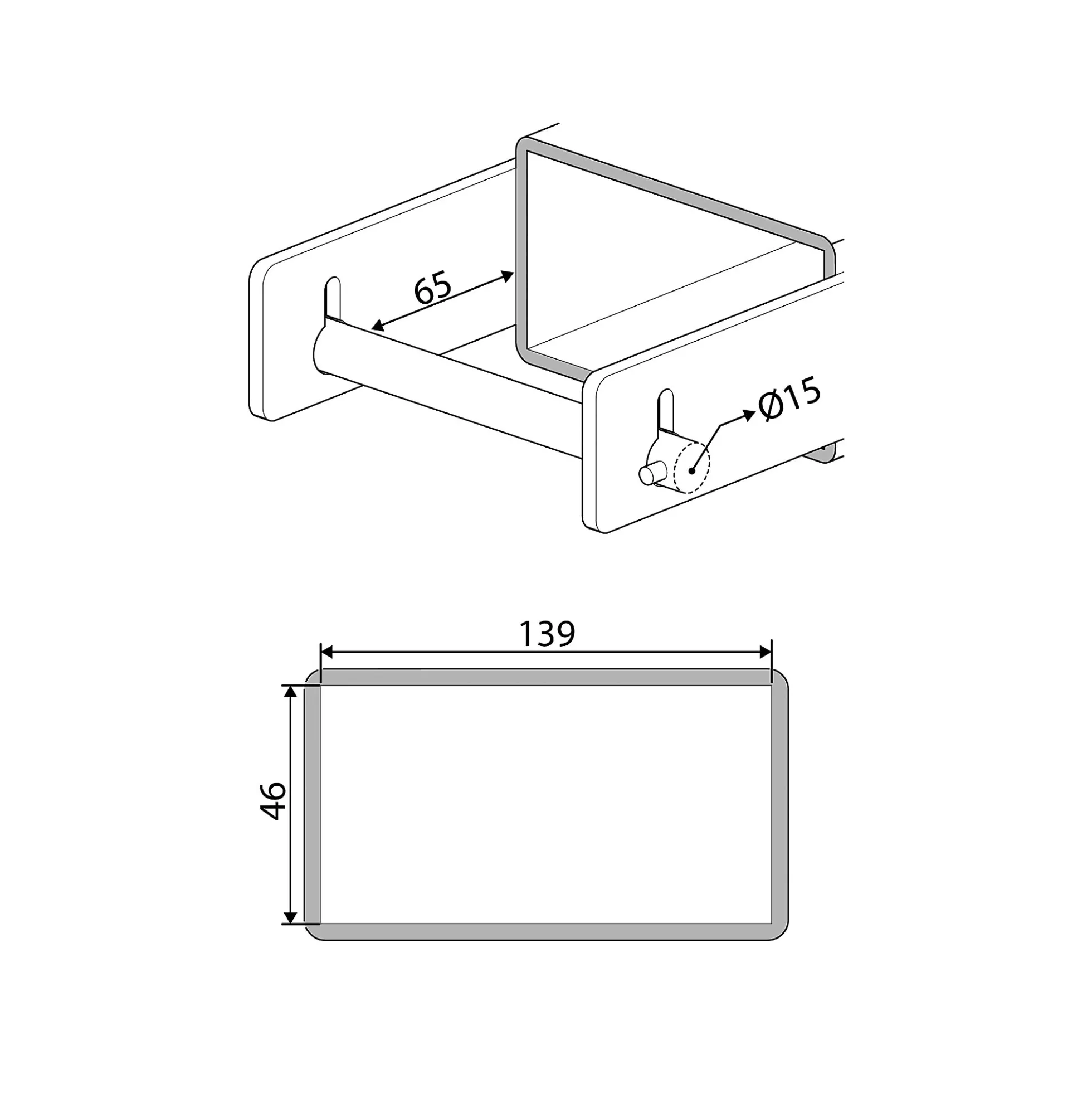 Jatkopiikit 2200x140x65 mm, 2 kpl