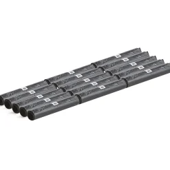 Jätesäkit Sangalliset, 15 rullaa (10 kpl/rulla), 125 litraa, musta