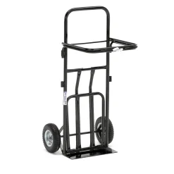 Jätesäkkikärry 100 kg, musta