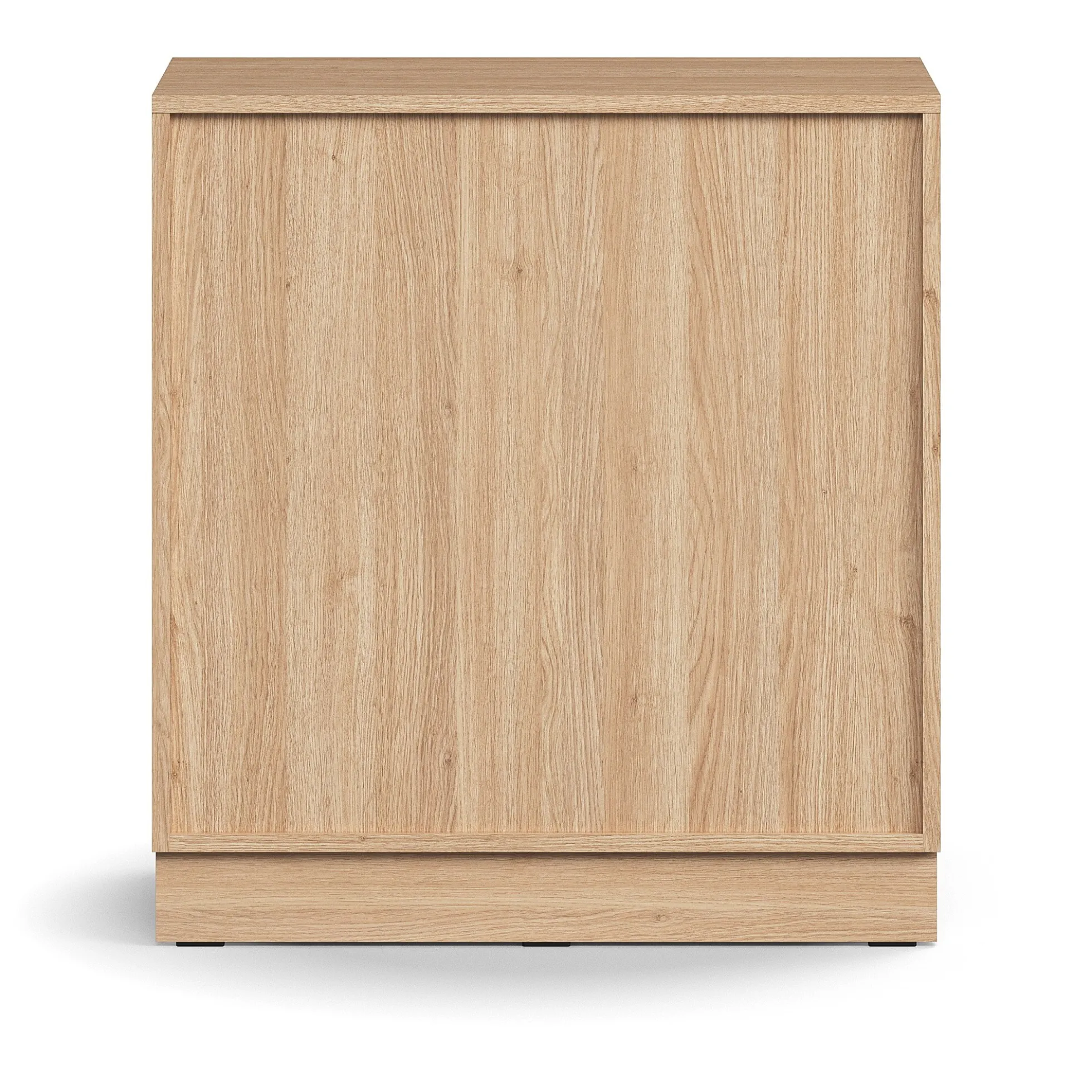Kaappi QBUS 1 hylly, sokkeli, kahvat, 868x800x420 mm, tammi