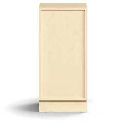 Kaappi QBUS 1 hylly, sokkeli, kahva, 868x400x420 mm, koivu