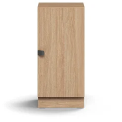Kaappi QBUS 1 hylly, sokkeli, kahva, 868x400x420 mm, tammi