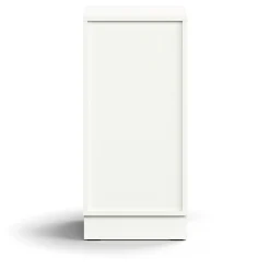 Kaappi QBUS 1 hylly, sokkeli, kahva, 868x400x420 mm, valkoinen