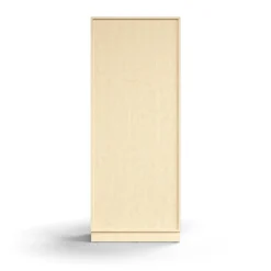 Kaappi QBUS 4 hyllytasoa, sokkeli, kahvat, 2020x800x420 mm, koivu