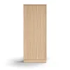 Kaappi QBUS 4 hyllytasoa, sokkeli, kahvat, 2020x800x420 mm, tammi