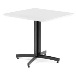Kahvilapöytä SANNA 700x700x720 mm, musta/valkoinen