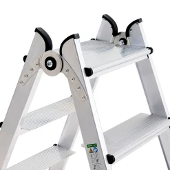 Kaksipuoliset tikkaat BRINK 6 askelmaa, korkeus: 1410 mm