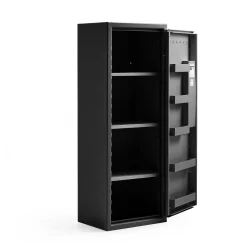 Kassakaappi CONTAIN Koodilukko, 1500x550x400 mm, musta