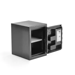 Kassakaappi CONTAIN Koodilukko, 450x350x400 mm, musta