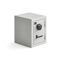 Kassakaappi CONTAIN Koodilukko, 450x350x400 mm, valkoinen