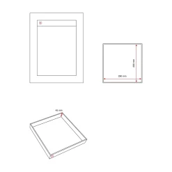 Kassakaappi SHIELD Paloturvallinen, avainlukko, 535x410x445 mm, 40 litraa