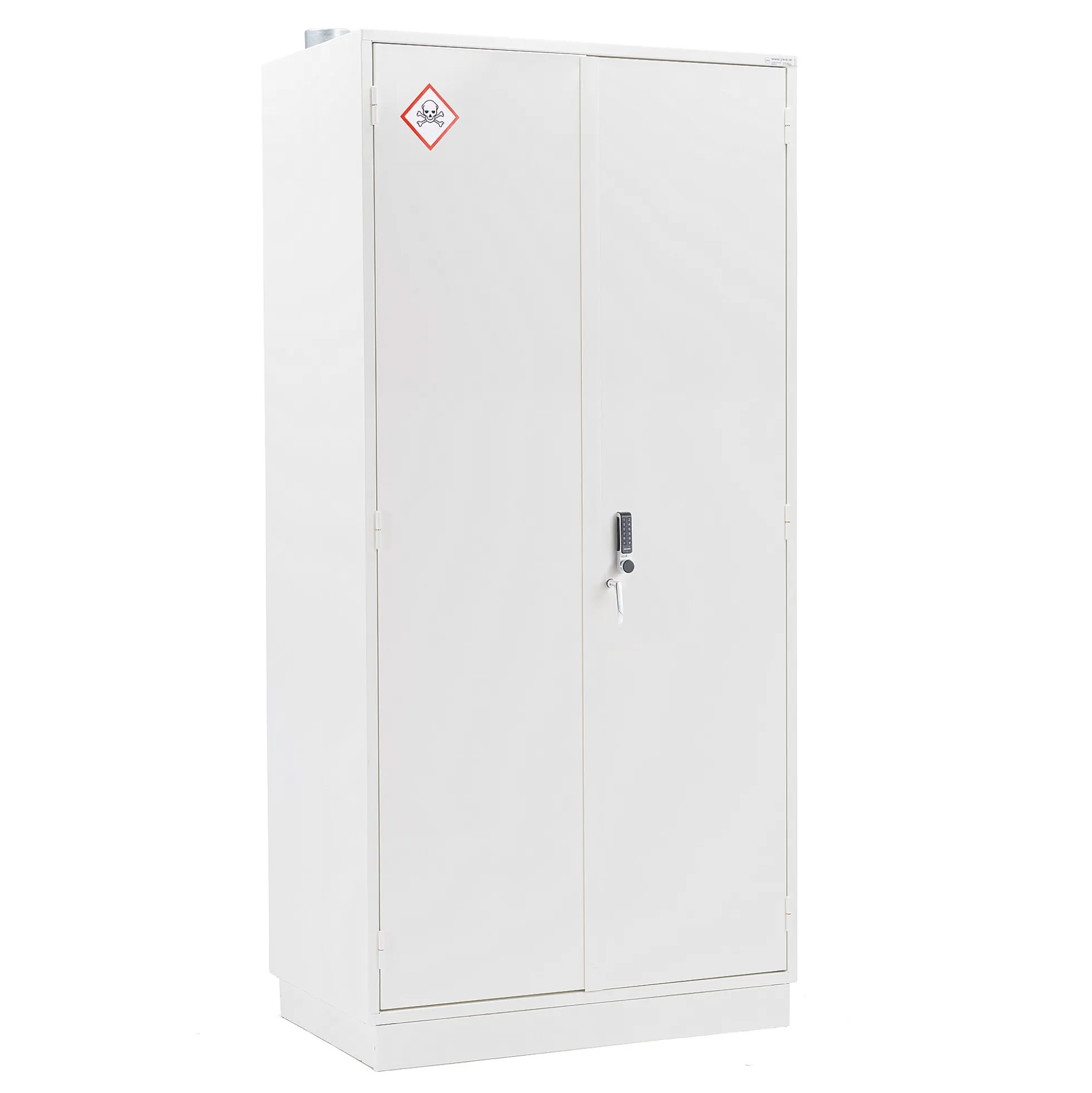 Kemikaalikaappi FORMULA Paloeristetty, elektroninen lukko, 2095x1000x450 mm