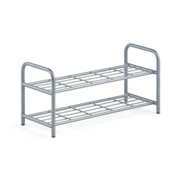 Kenkäteline OLDHAM 800x350x390 mm, hopeanharmaa