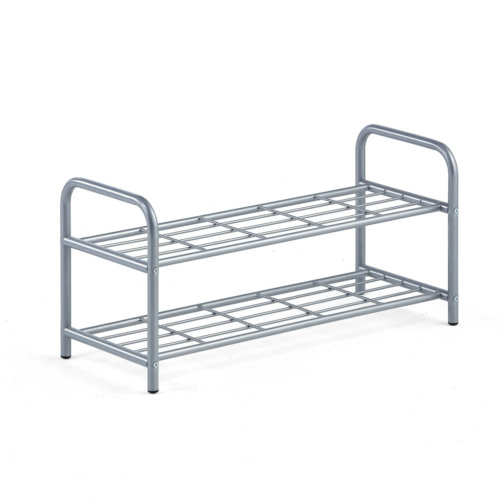 Kenkäteline OLDHAM 800x350x390 mm, hopeanharmaa