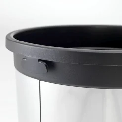 Kierrätysastia EASTON 50 litraa, hopeanharmaa