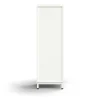 Kirjahylly QBUS 2 hyllytasoa, jalusta, 1252x400x400 mm, valkoinen