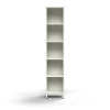 Kirjahylly QBUS 4 hyllytasoa, jalusta, 2020x400x400 mm, valkoinen