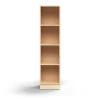 Kirjahylly QBUS 3 hyllytasoa, sokkeli, 1636x400x400 mm, koivu