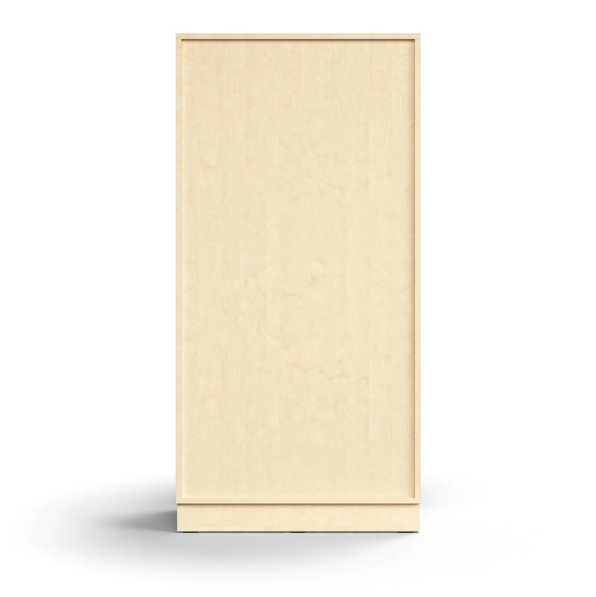 Kirjahylly QBUS 3 hyllytasoa, sokkeli, 1636x800x400 mm, koivu