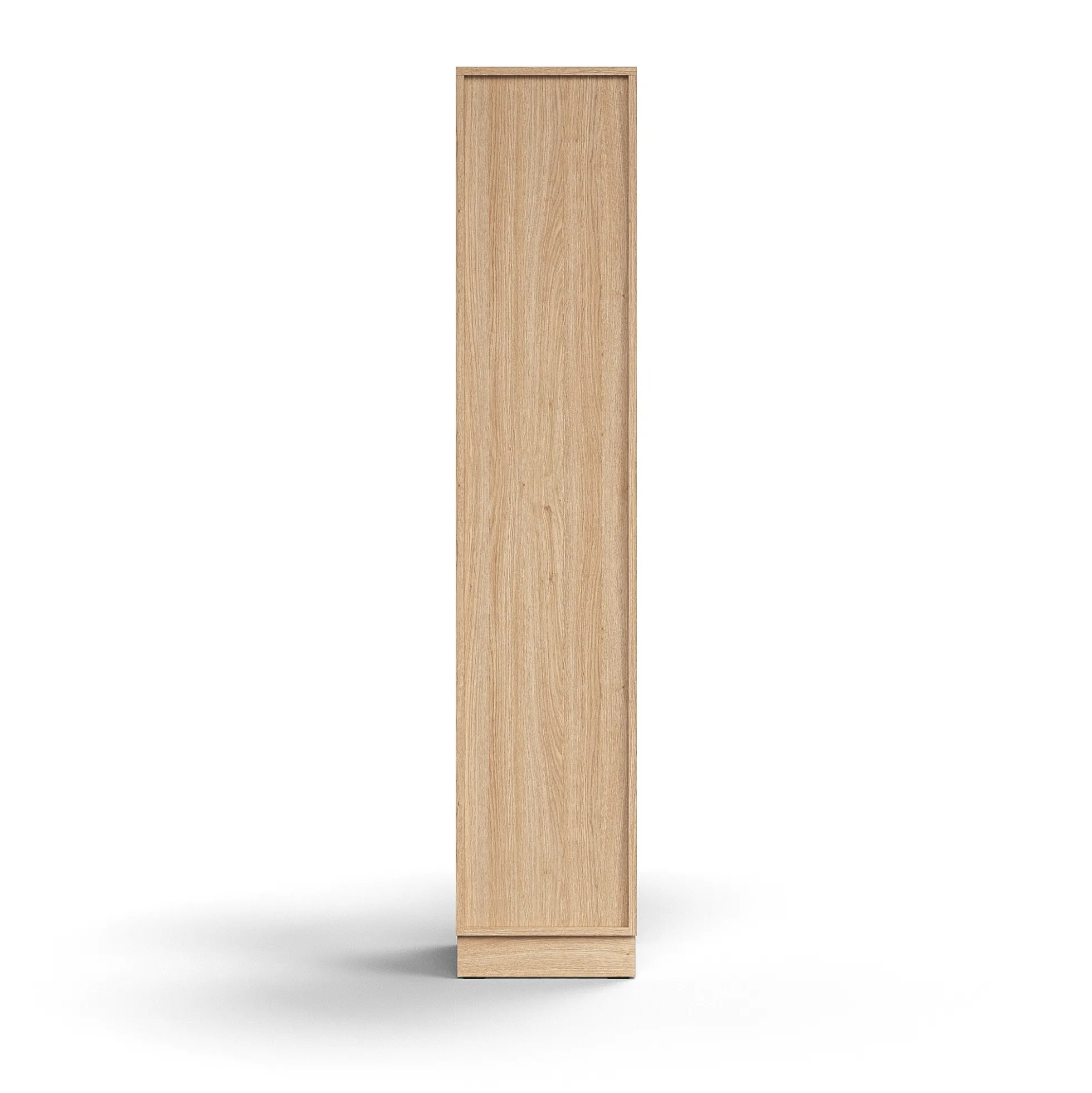 Kirjahylly QBUS 4 hyllytasoa, sokkeli, 2020x400x400 mm, tammi