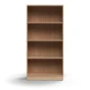 Kirjahylly QBUS 3 hyllytasoa, sokkeli, 1636x800x400 mm, tammi
