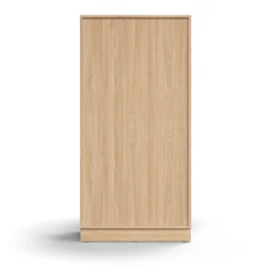 Kirjahylly QBUS 3 hyllytasoa, sokkeli, 1636x800x400 mm, tammi