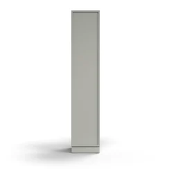 Kirjahylly QBUS 4 hyllytasoa, sokkeli, 2020x400x400 mm, vaaleanharmaa