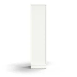 Kirjahylly QBUS 3 hyllytasoa, sokkeli, 1636x400x400 mm, valkoinen