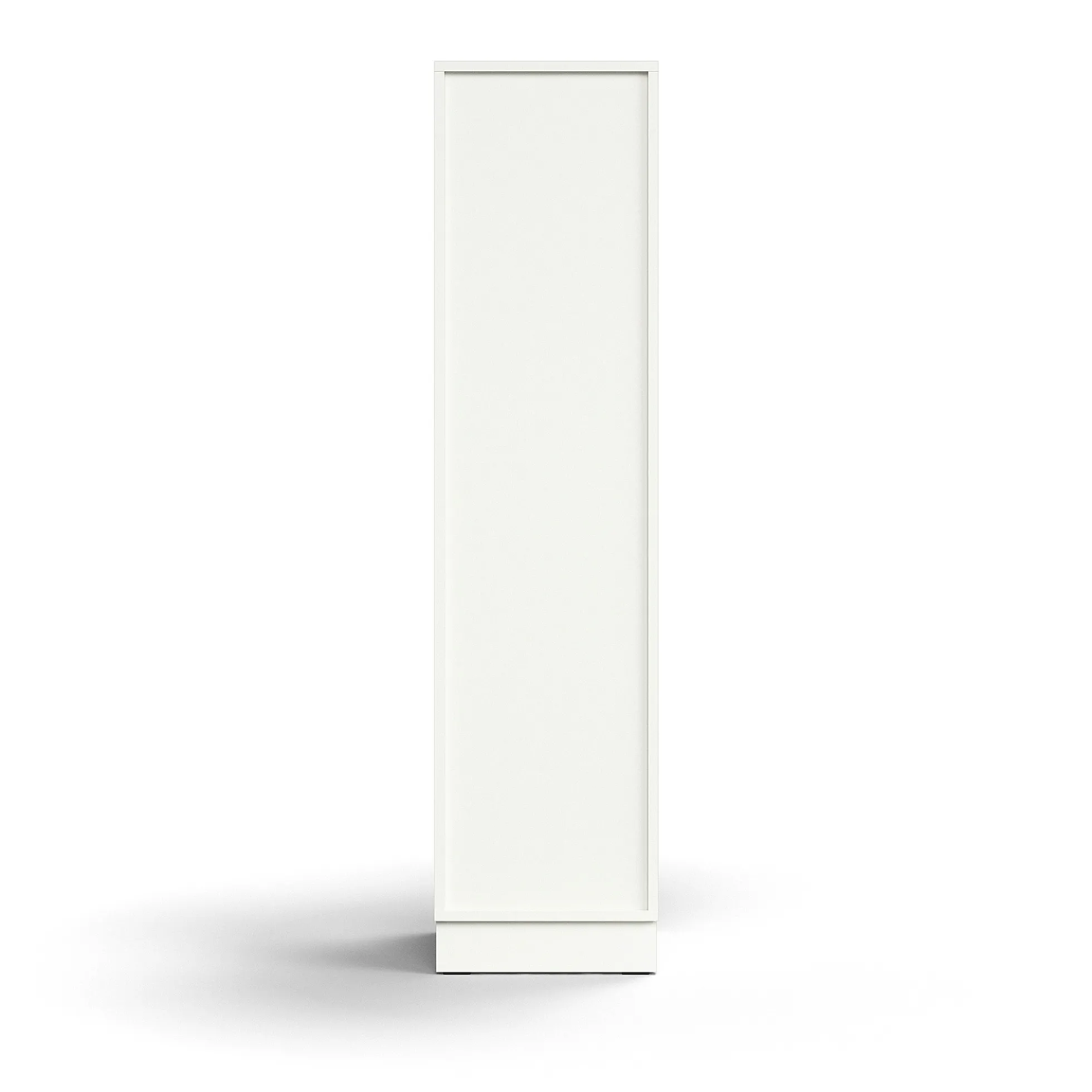 Kirjahylly QBUS 3 hyllytasoa, sokkeli, 1636x400x400 mm, valkoinen