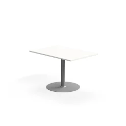 Kokouspöytä FLEXUS Jatko-osa, 800x1200 mm, valkoinen/hopea